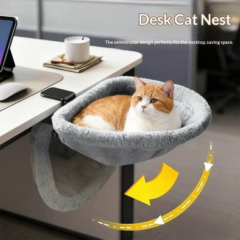 Household Folding Computer Desk Cat Bed - PurrSmile