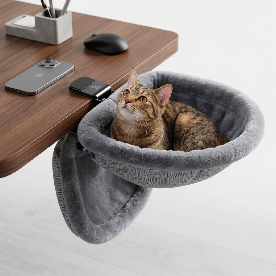 Household Folding Computer Desk Cat Bed - PurrSmile