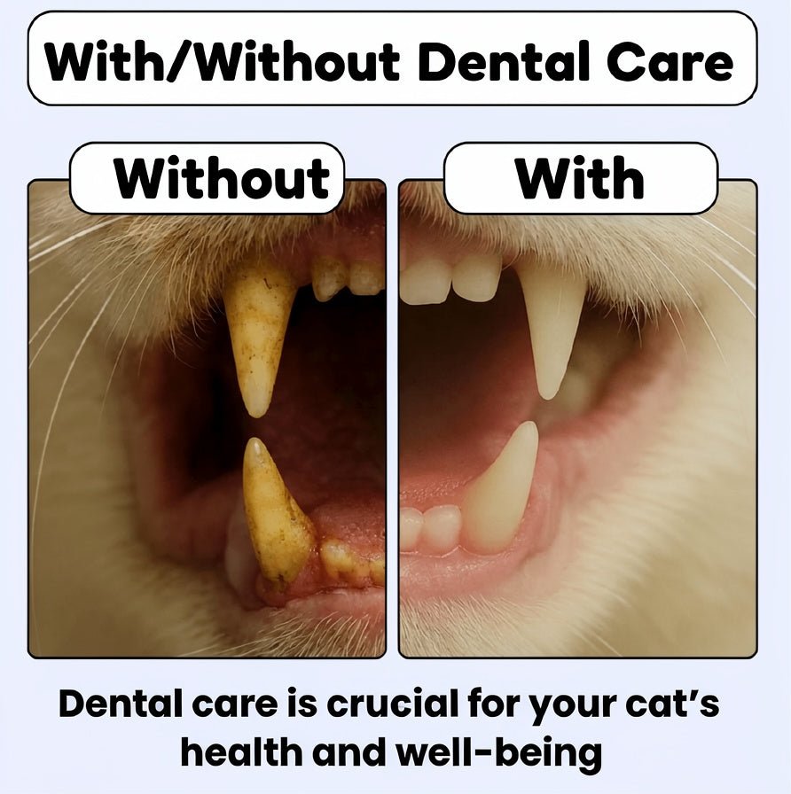 PurrSmile - Clean teeth in seconds with fun play (4 - pack) - PurrSmile