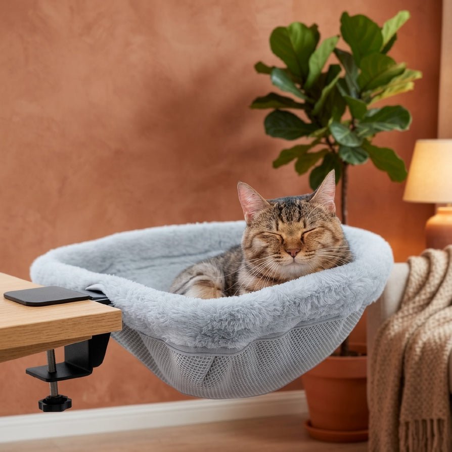 Household Folding Computer Desk Cat Bed - PurrSmile