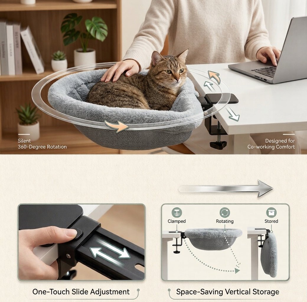 PurrSmile DeskNest - PurrSmile